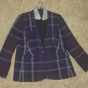 Lane Bryant Plaid Blazer